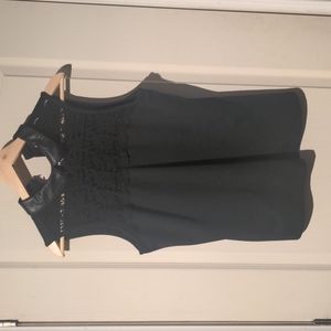 Smart Set - black high neck tank top